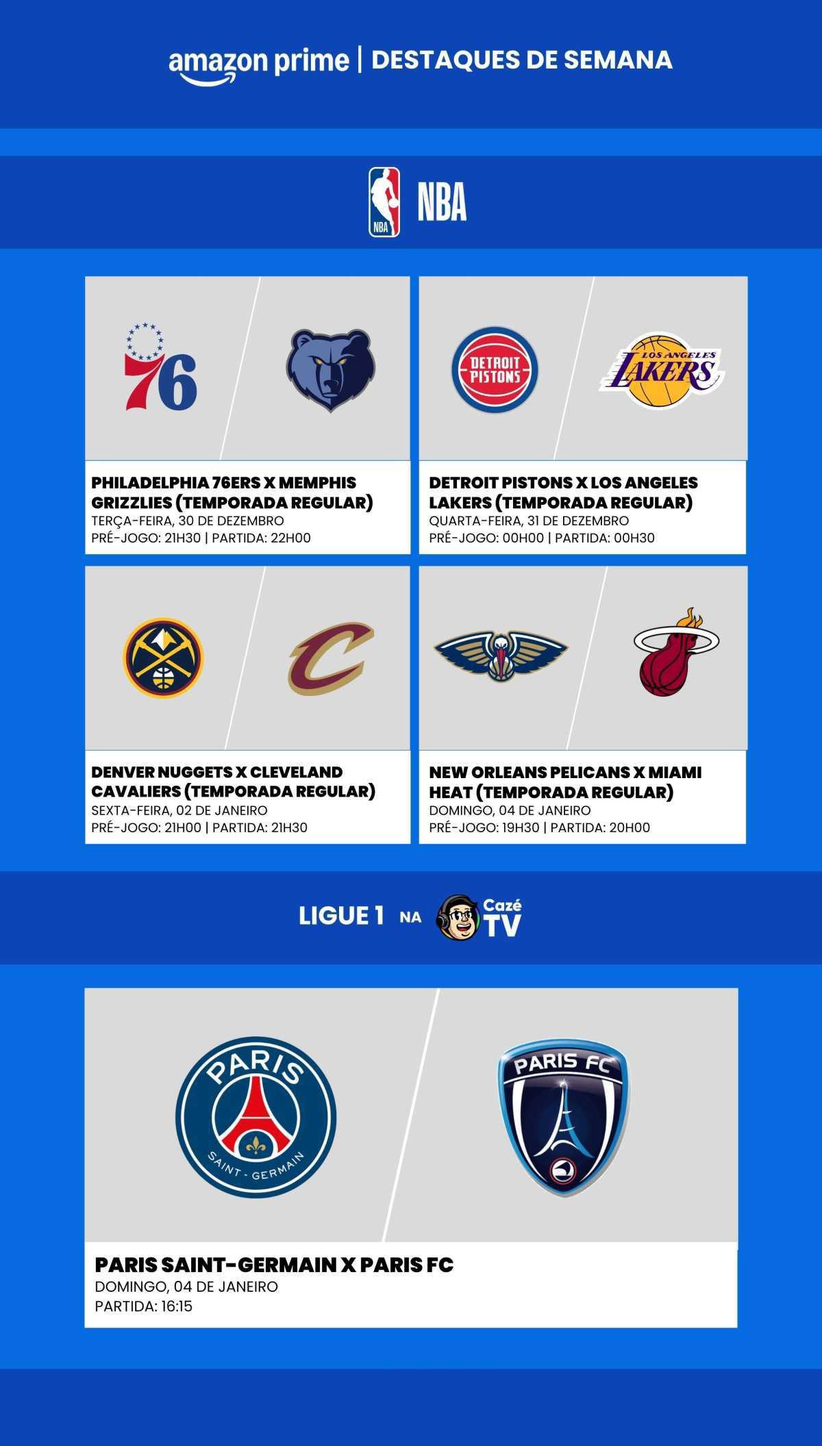 Prime Video Esportes | Destaques da Semana