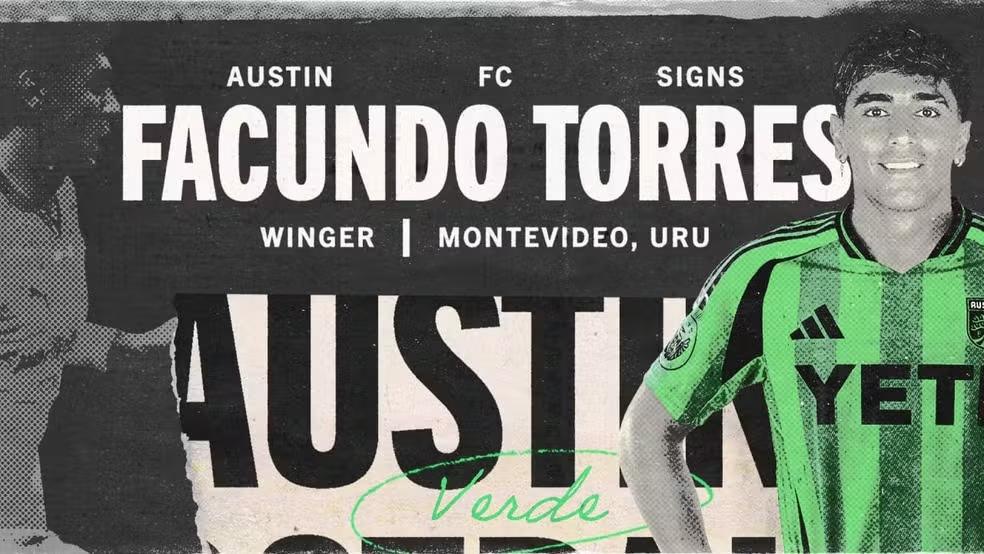 Palmeiras conclui venda de Facundo Torres ao Austin FC e faz caixa no mercado