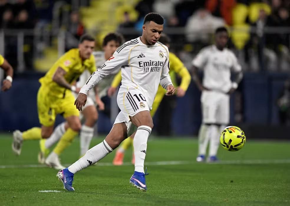 Mbappé atinge 34 gols na temporada pelo Real Madrid e divide artilharia europeia com Harry Kane