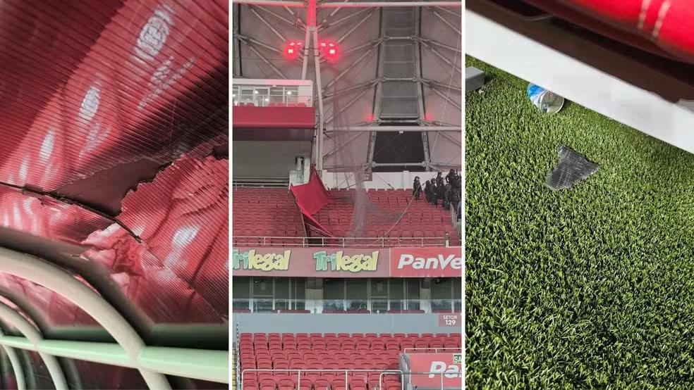 Inter calcula prejuízo após Gre-Nal e registra danos até no banco de reservas do Grêmio