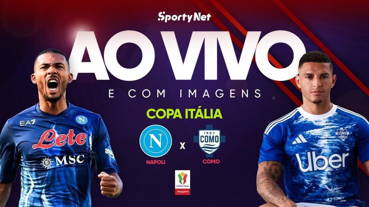 Napoli x Como | Quartas de Final | Copa Itália - Ao Vivo e Com Imagens
