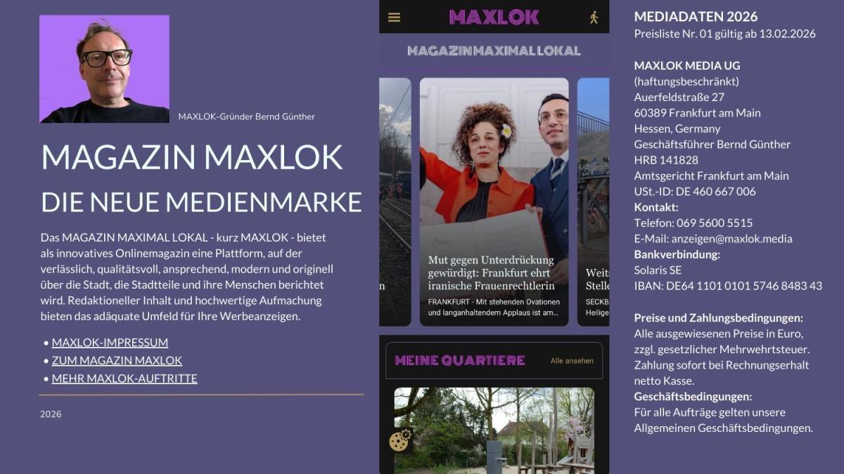 MAXLOK MEDIADATEN 2026
