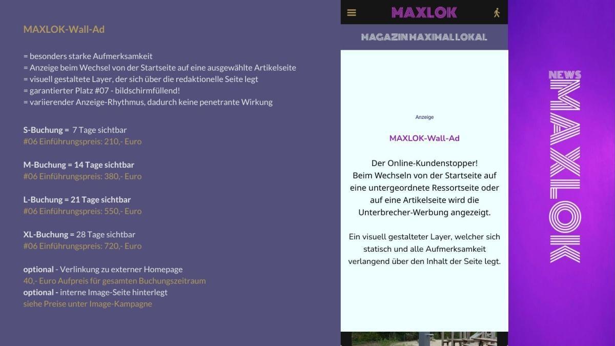 MAXLOK MEDIADATEN 2026