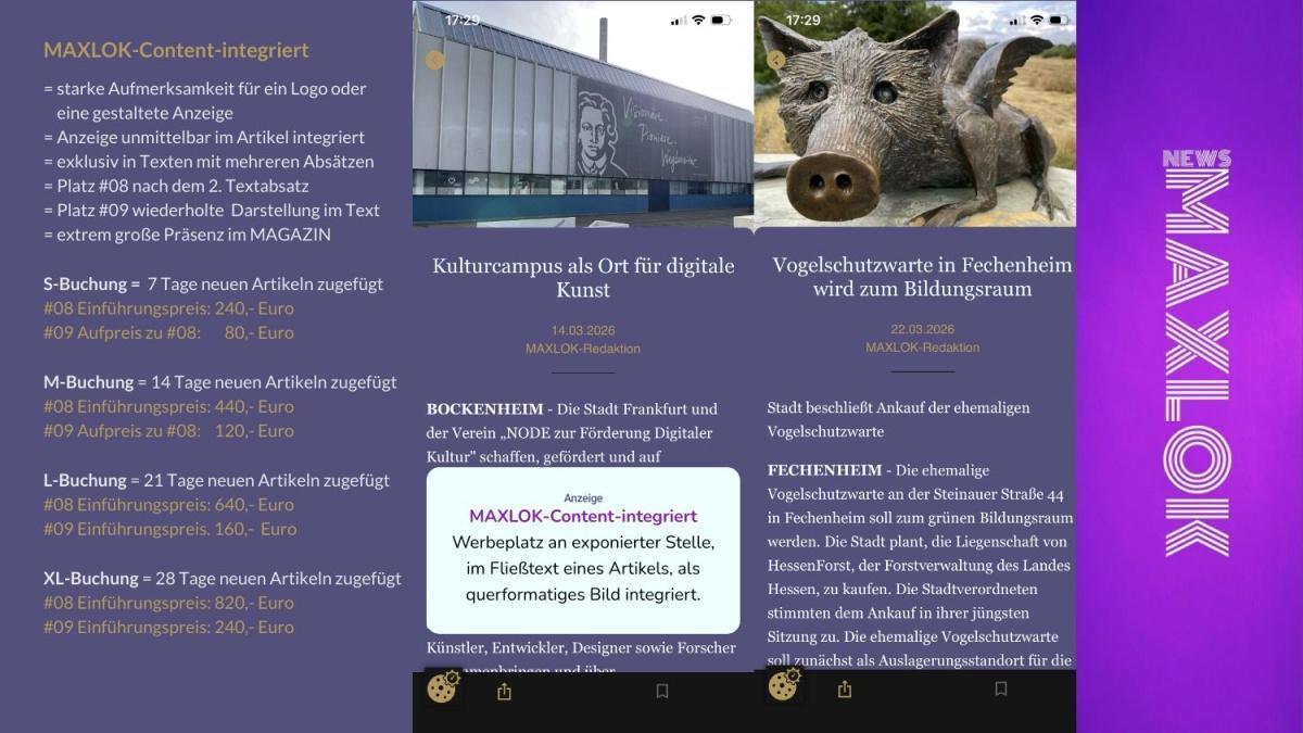 MAXLOK MEDIADATEN 2026