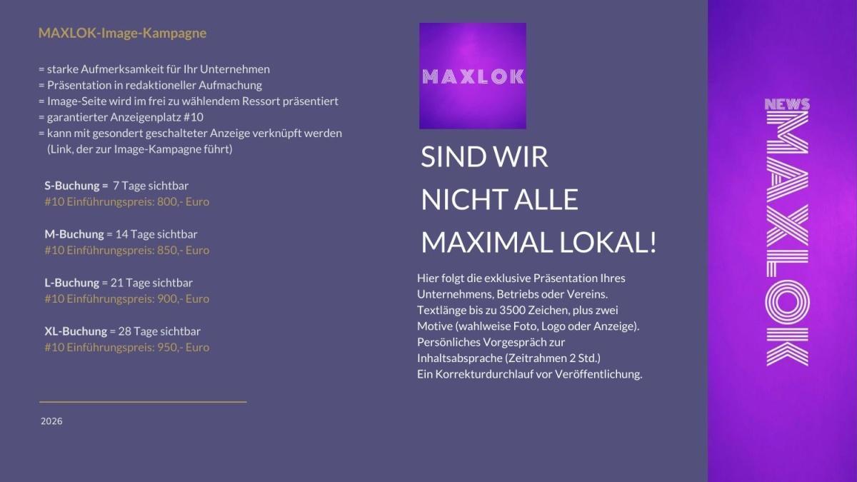 MAXLOK MEDIADATEN 2026