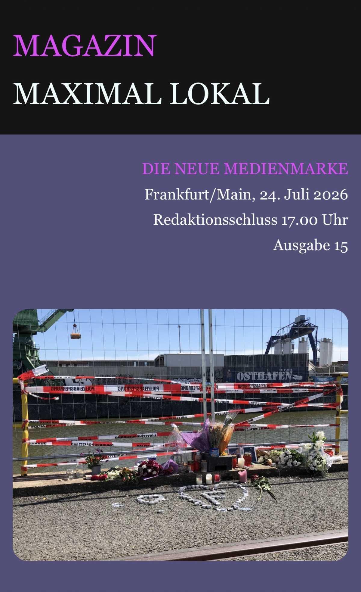 PODCAST FÜR FRANKFURT #15 PODCAST FÜR FRANKFURT #15