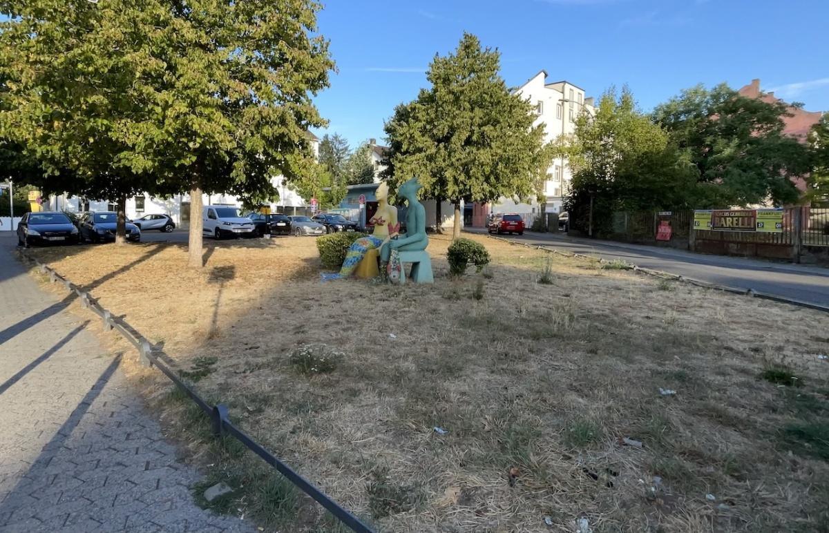 Kleedreieck in Fechenheim soll zum Jugendtreff und grüner werden Kleedreieck in Fechenheim soll zum Jugendtreff und grüner werden