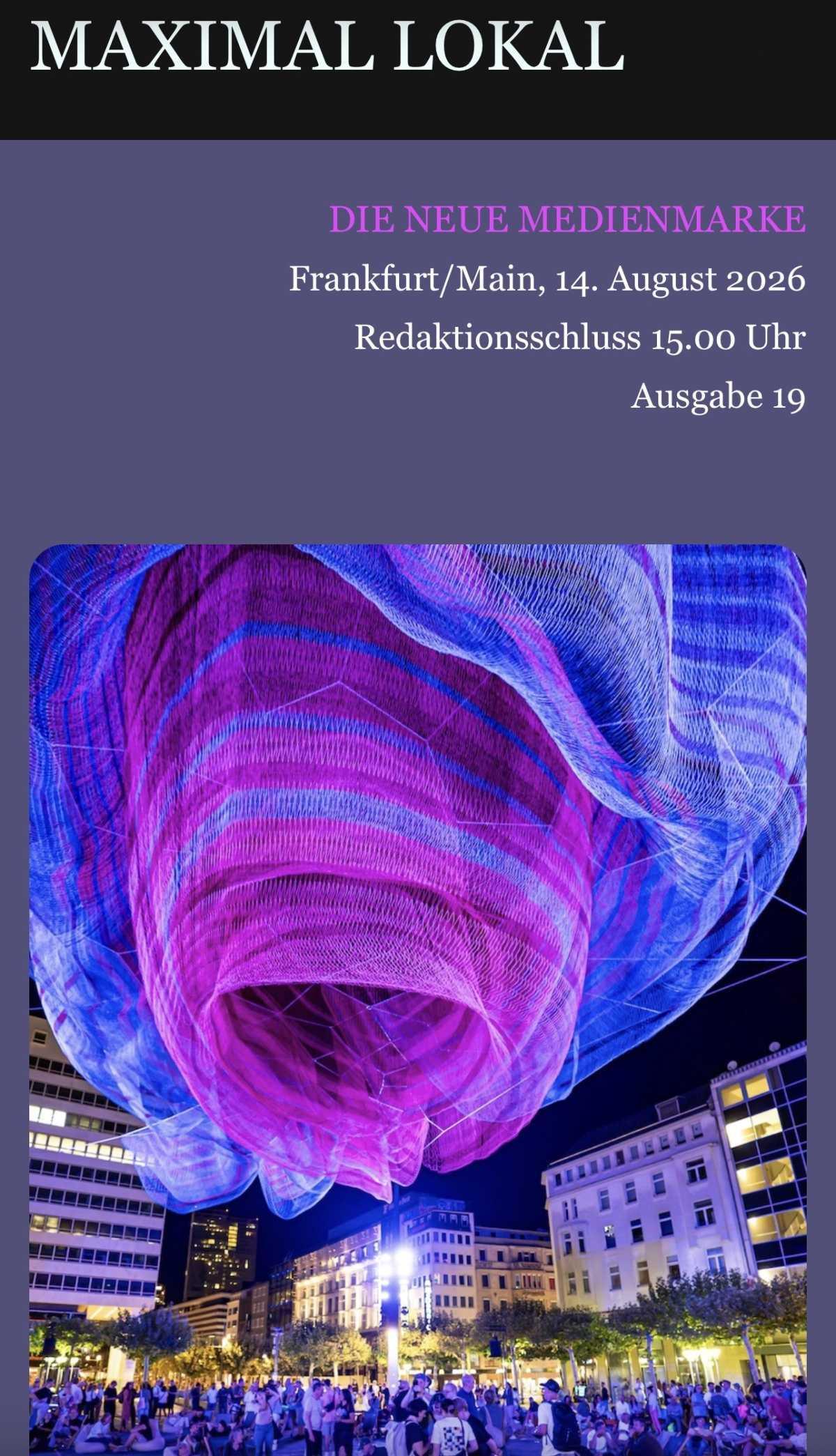 PODCAST FÜR FRANKFURT #19