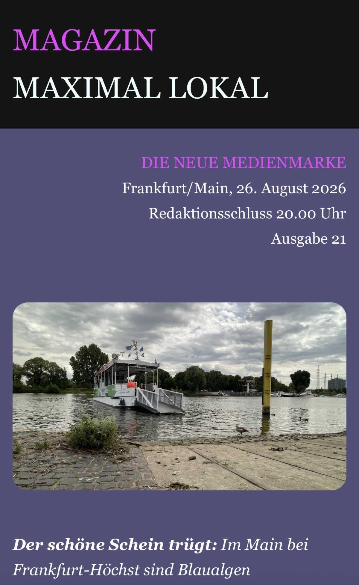 PODCAST FÜR FRANKFURT #21