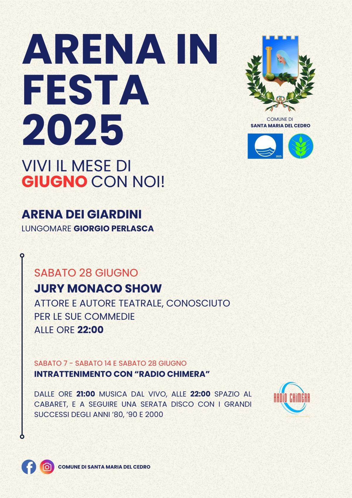 Intrattenimento con "Radio Chimera" (inizio ore 21.00)