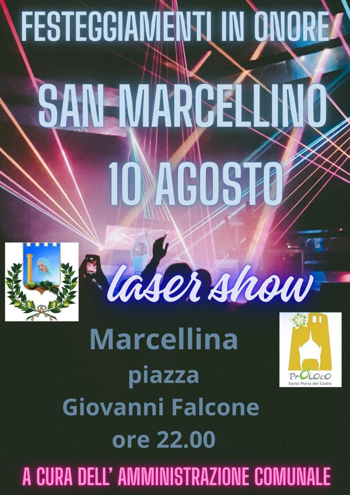 Laser Show - Festeggiamenti in onore San Marcellino (inizio ore 22.00)