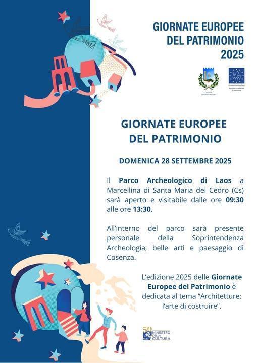 Giornate Europee del Patrimonio 2025: il Parco Archeologico di Laos apre le sue porte (dalle ore 09:30)