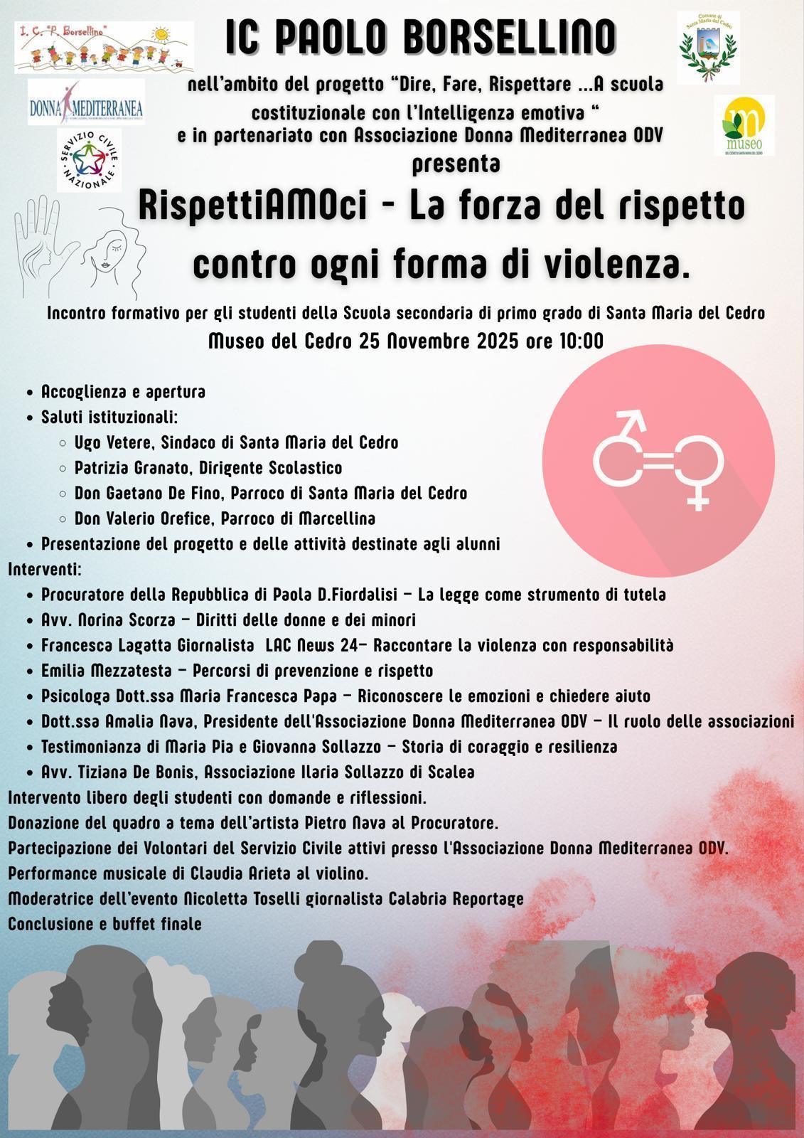RispettiAMOci - La forza del rispetto contro ogni forma di violenza (inizio ore 10.00)