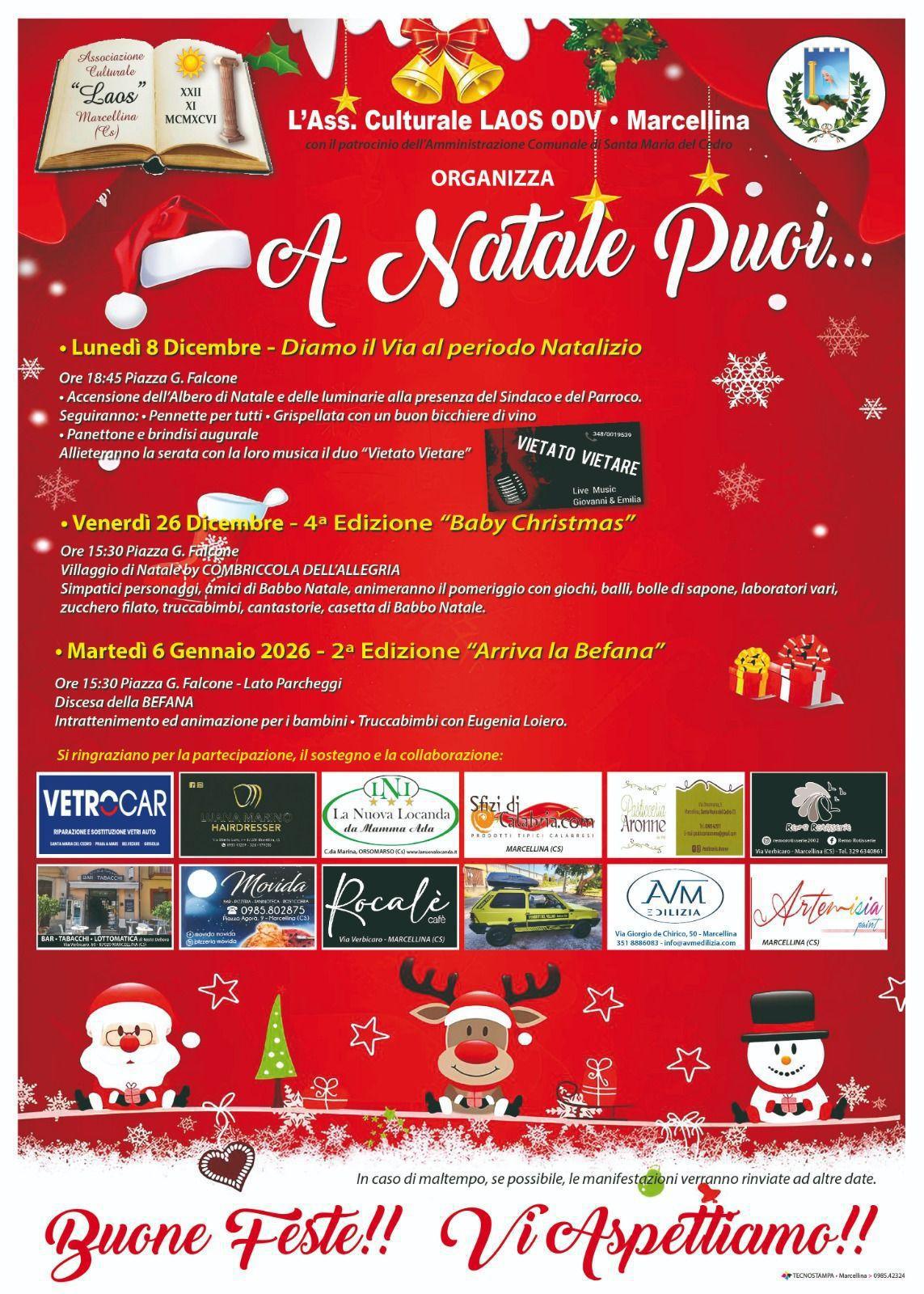 4ª Edizione "Baby Christmas" (inizio ore 15.30)