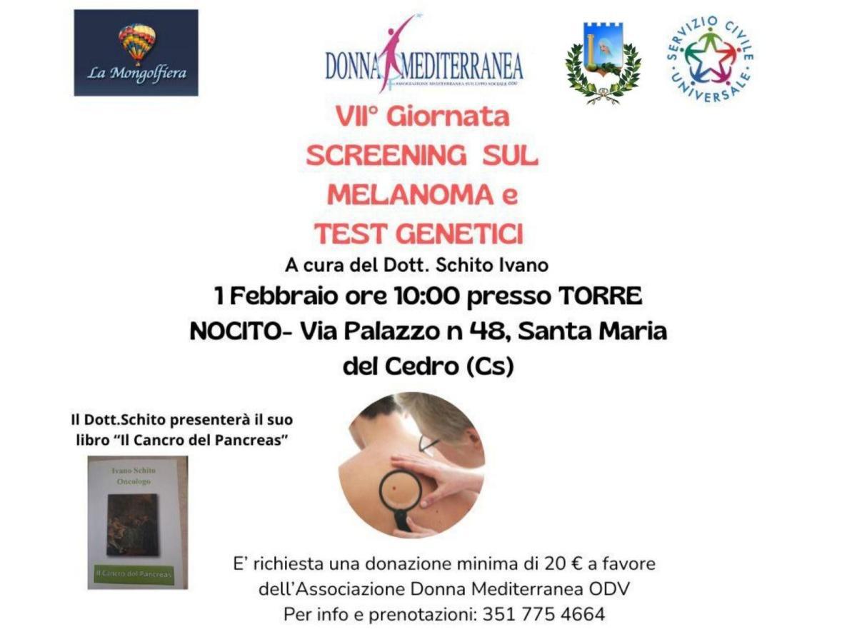 VII Giornata di Screening sul Melanoma e Test Genetici (inizio ore 10.00)