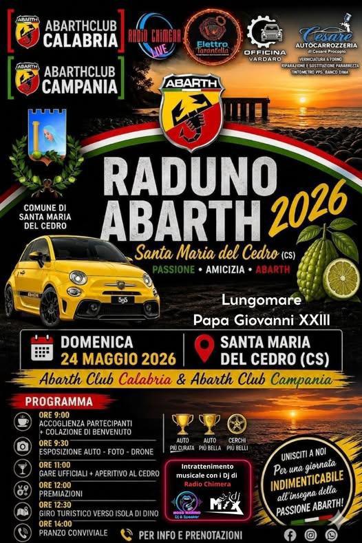 Raduno Abarth 2026 (dalle ore 9.00)