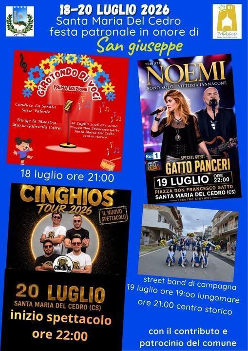 Concerto dei Cinghios Tour 2026 (inizio ore 22:00)