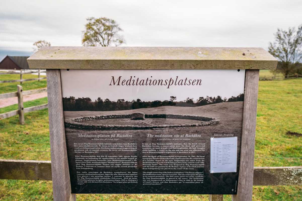 Meditationsplatsen Backåkra Meditationsplatsen Backåkra