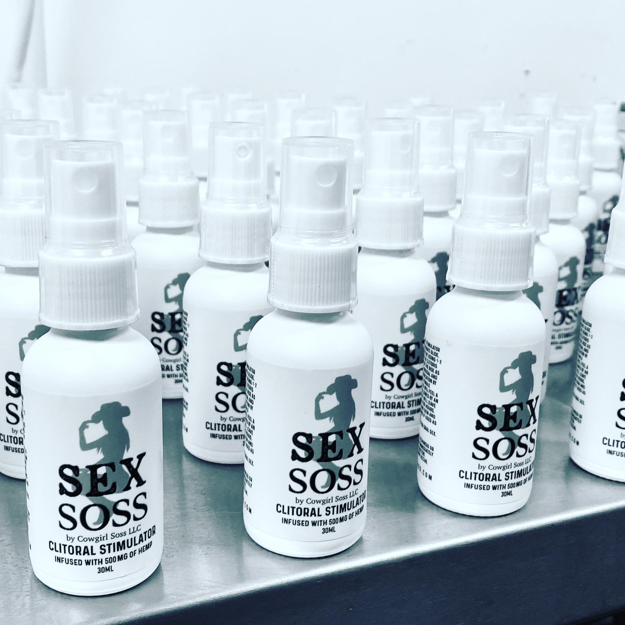 Sex soss vintage label
