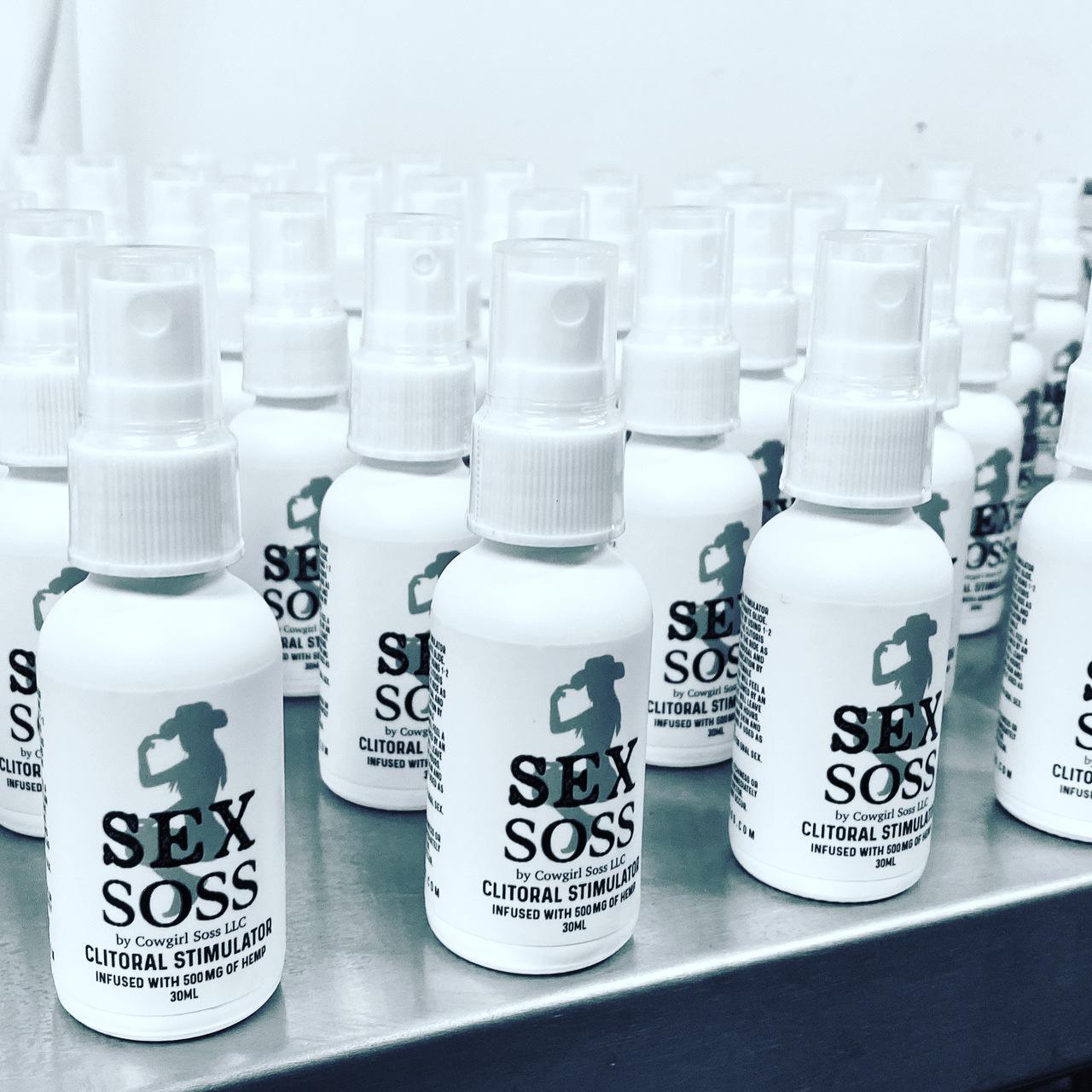 Sex soss vintage label