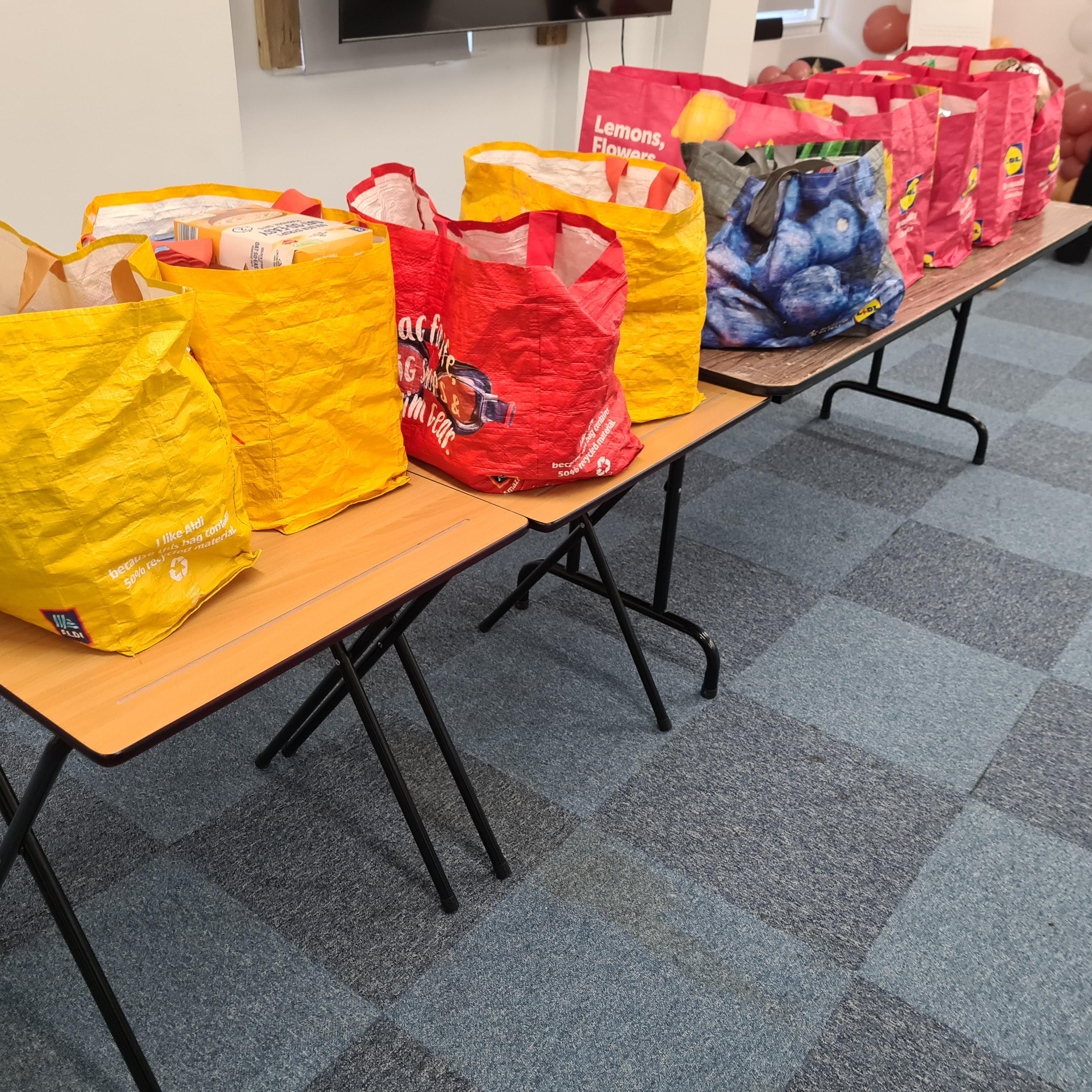 Looprun Response bag of donations