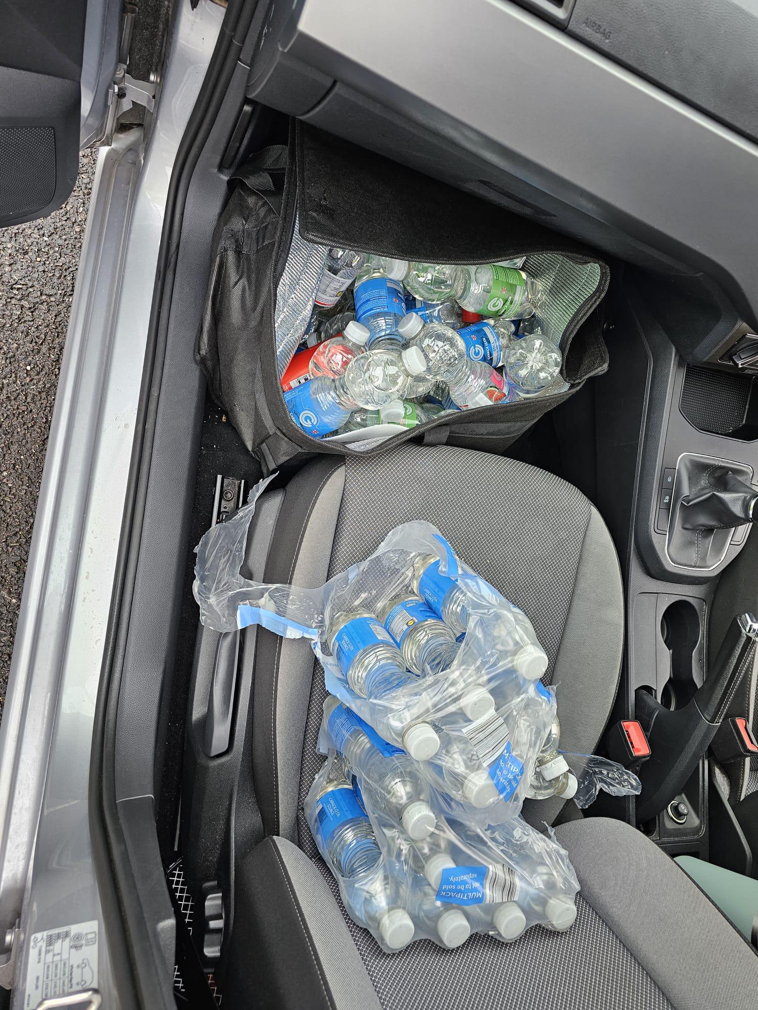 Donated water