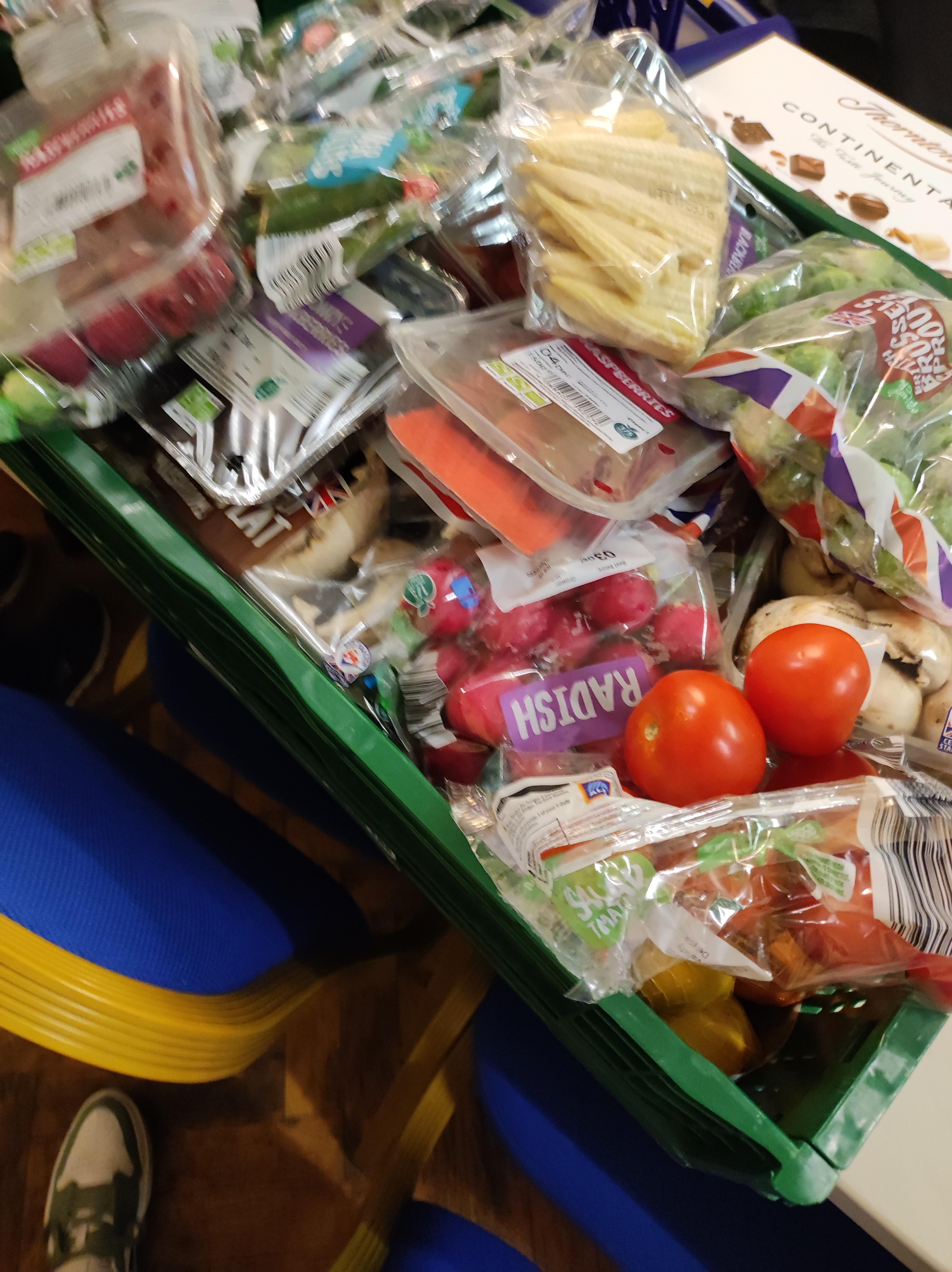 Mixture of donated items