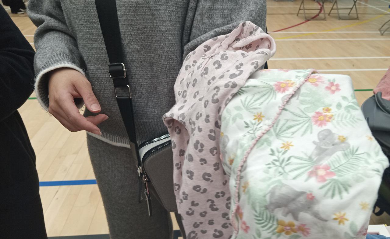 Donated free clothing
