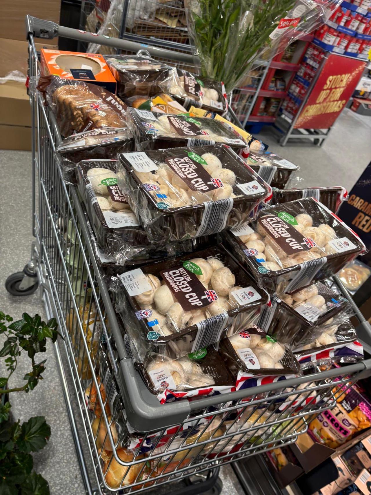Donated vegetables 