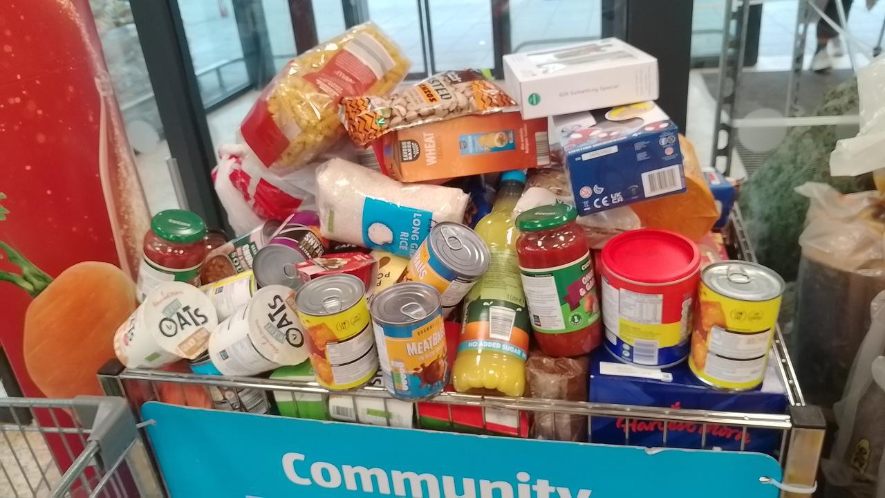 Abundance of donated non perishables
