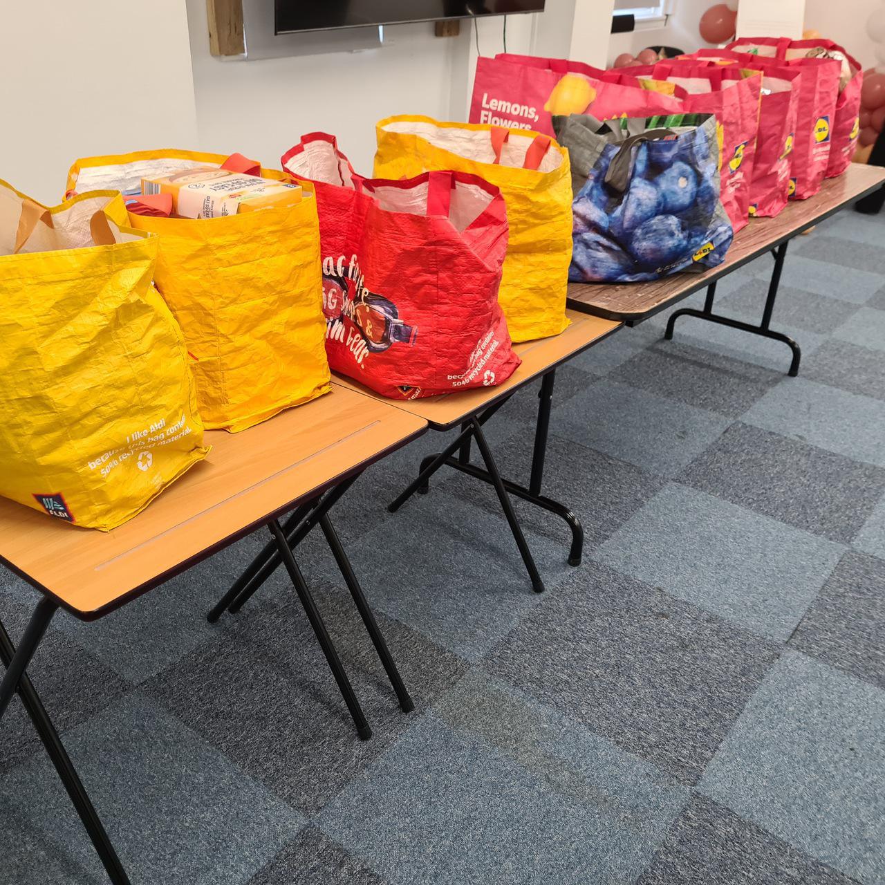 Looprun Response bag of donations