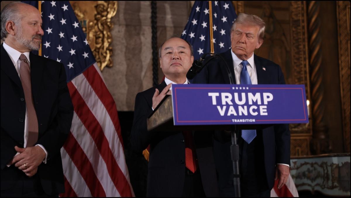 SoftBank dévoile un plan d'investissement colossal de 100 milliards aux États-Unis SoftBank dévoile un plan d'investissement colossal de 100 milliards aux États-Unis