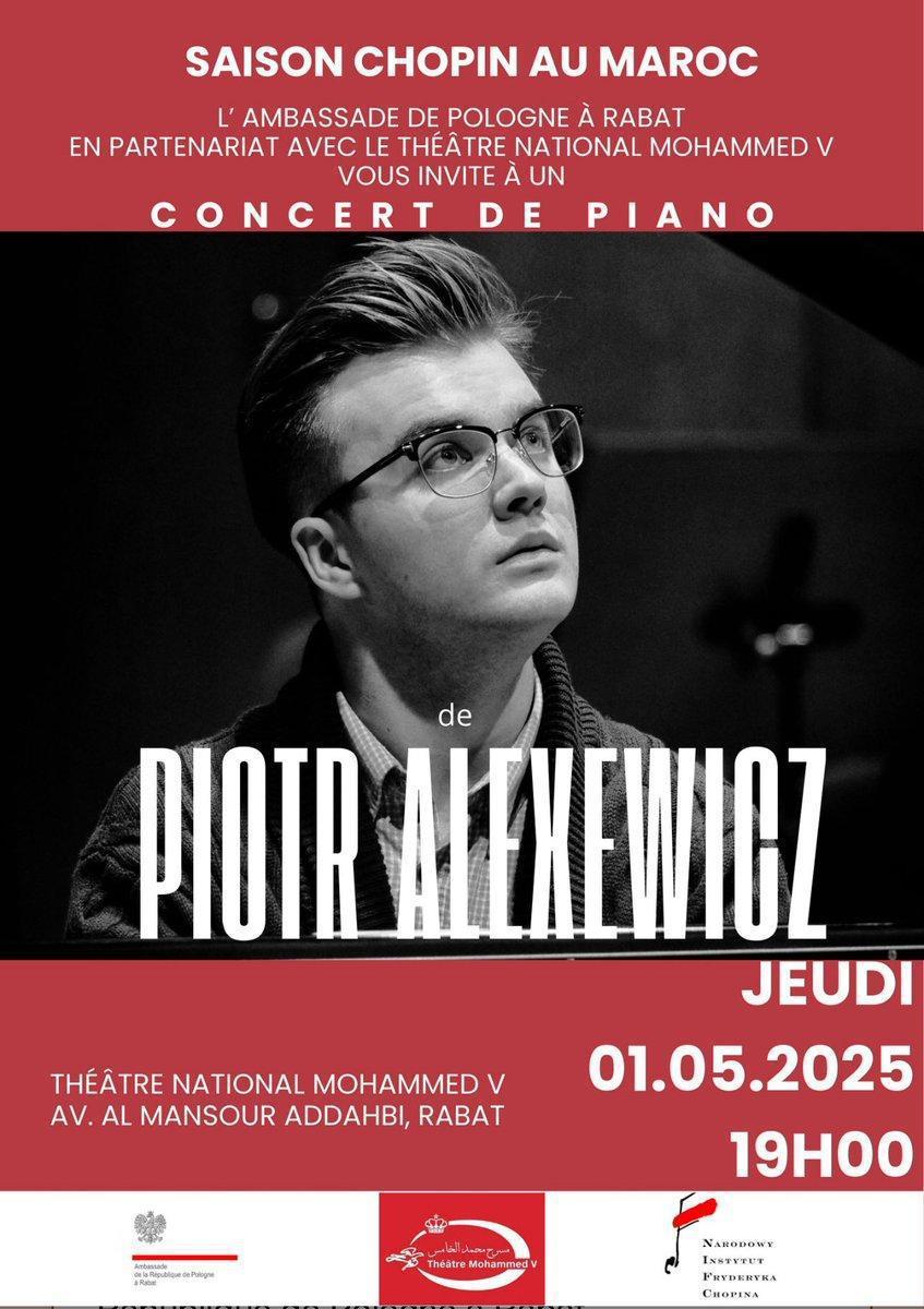 Le prestigieux concours Chopin s'invite au Maroc : quatre concerts exceptionnels à Rabat en 2025