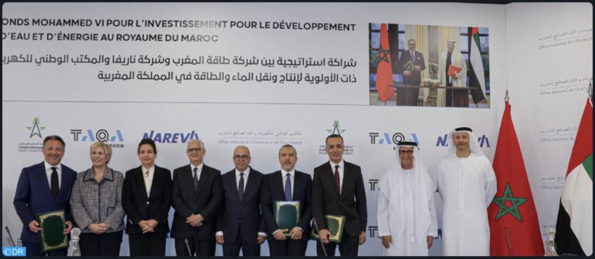 Un partenariat stratégique Maroc-Émirats pour transformer la sécurité hydrique et énergétique d’ici 2030 Un partenariat stratégique Maroc-Émirats pour transformer la sécurité hydrique et énergétique d’ici 2030