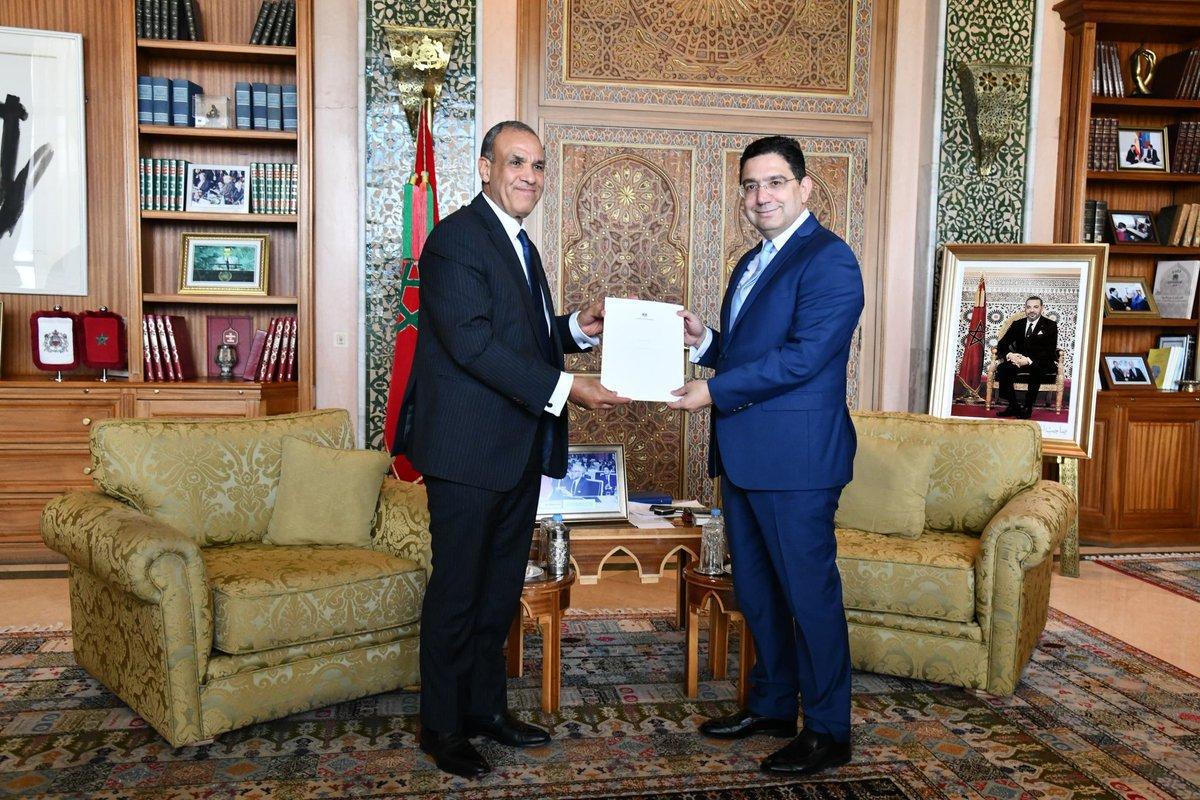 Bourita reçoit un message égyptien pour le Roi Mohammed VI1