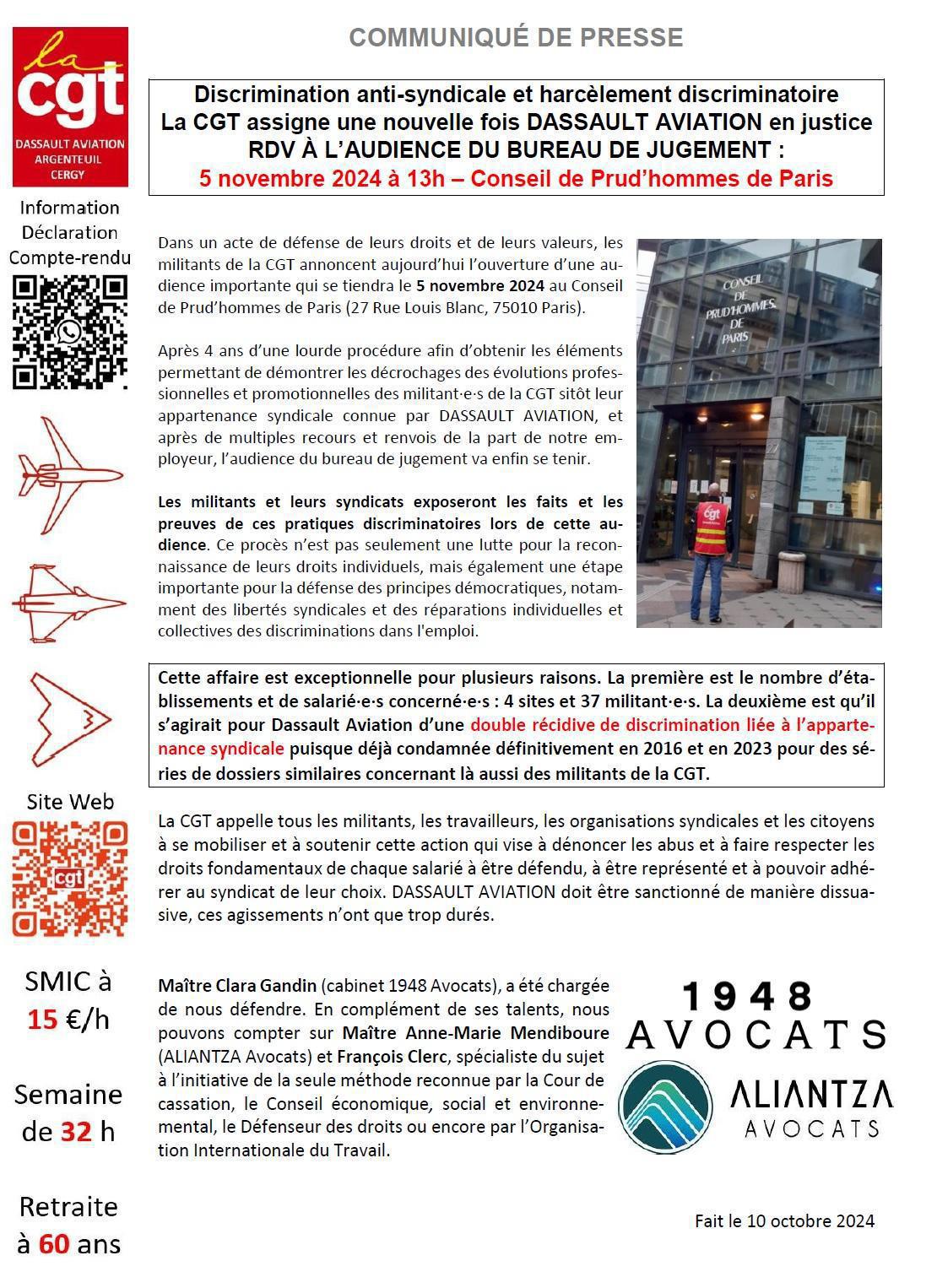 info discrim 5 novembre 2024