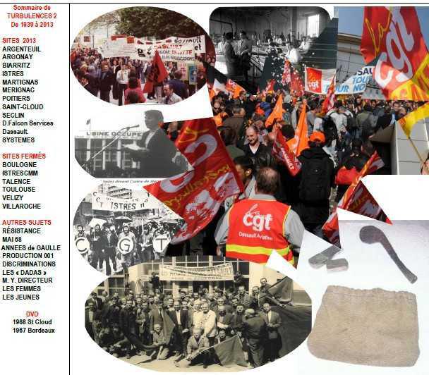 l'histoire de la CGT Dassault aviation année 1939-2013