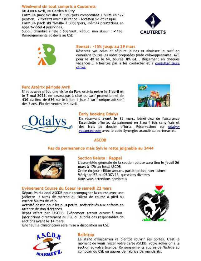 Bulletin n° 10 du 3 mars 2025