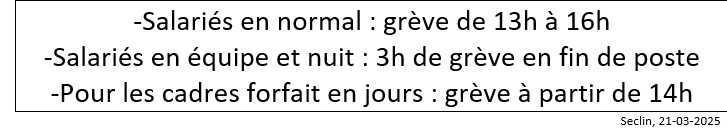 La CGT appelle à une USINE VIDE La CGT appelle à une USINE VIDE