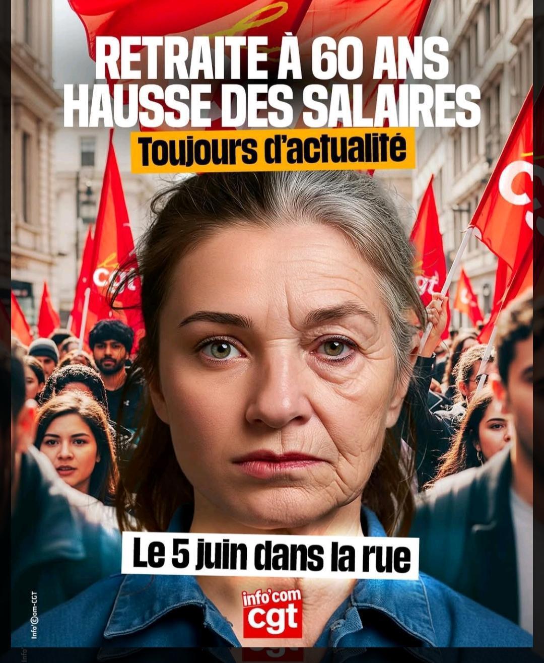 appel 5 juin 2025 salaire retraite à Lille