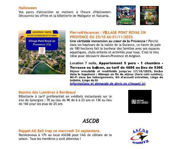 Bulletin n°39 du 22 septembre 2025