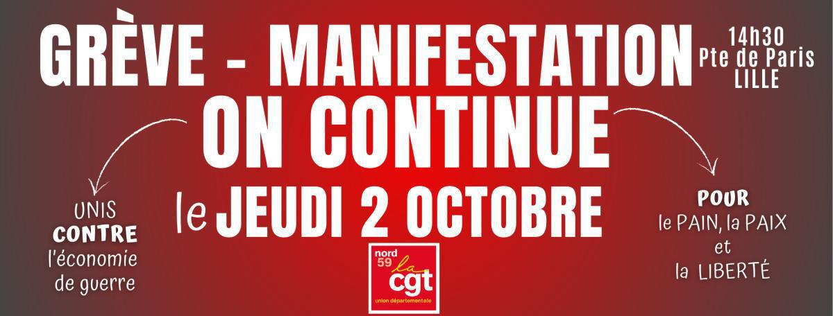 Le 2 octobre, on accélère !