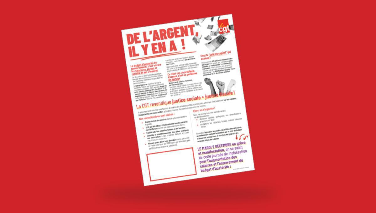 DE L’ARGENT, IL Y EN A !