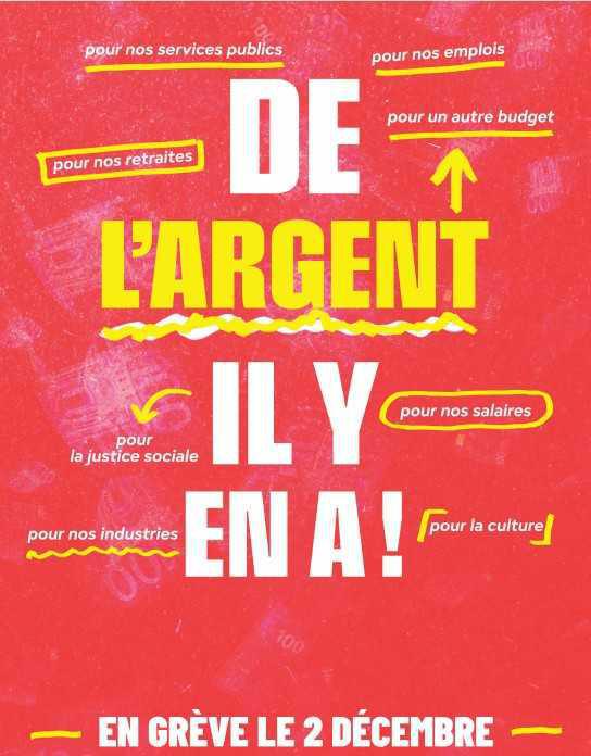 en Grève le 2 Décembre 2025 en Grève le 2 Décembre 2025