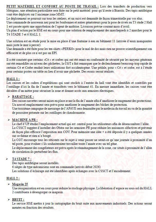 Compte rendu CSSCT de décembre 2025