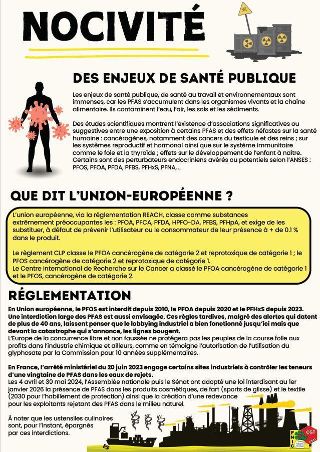 LES SUBSTANCES PER OU POLY-FLUOROALKYLEES : PFAS DES BÉNÉFICES AU PRIX DE NOTRE SANTÉ ?