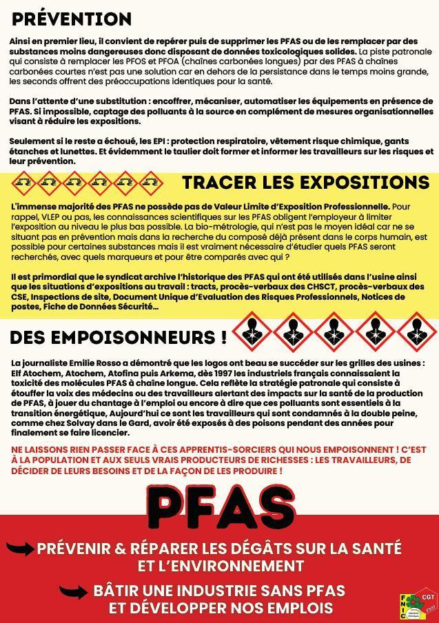 LES SUBSTANCES PER OU POLY-FLUOROALKYLEES : PFAS DES BÉNÉFICES AU PRIX DE NOTRE SANTÉ ?