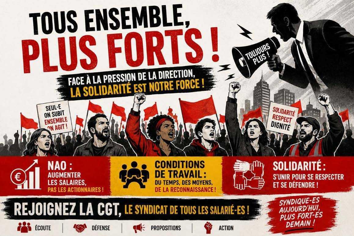POUR NOS SALAIRES, NOS EMPLOIS ET NOS CONDITIONS DE TRAVAIL : MOBILISONS-NOUS ! POUR NOS SALAIRES, NOS EMPLOIS ET NOS CONDITIONS DE TRAVAIL : MOBILISONS-NOUS !