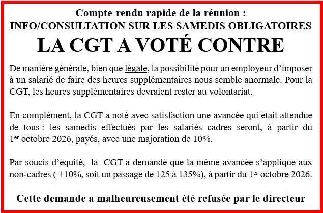 DECLARATION PREALABLE DES ELUS CGT CSE EXTRAORDINAIRE du VENDREDI 4 SEPTEMBRE 2026 DECLARATION PREALABLE DES ELUS CGT CSE EXTRAORDINAIRE du VENDREDI 4 SEPTEMBRE 2026