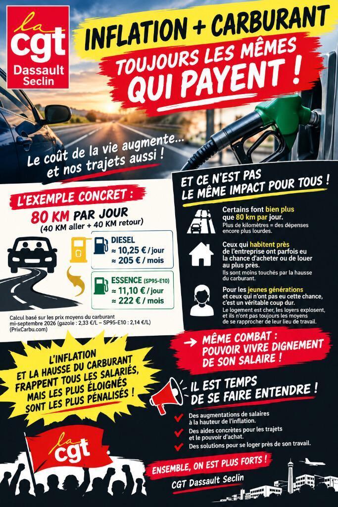UNE RENTRÉE SOUS LE SIGNE DE L’INFLATION ET DE LA HAUSSE DU CARBURANT
